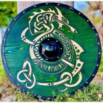 KESKJALINE VIIKINGI SHIELD lahingukilp 60,96 cm atraktiivne ja ainulaadse disainiga viikingikilp.