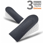 1 paar n&auml;htamatut k&otilde;rgust suurendavat sisetalda naistele meestele poolsisetald 3-kihiline &otilde;hku t&otilde;stev t&otilde;stuk Lift Kingad padja kontsa t&otilde;stvad siset&uuml;kid 5cm