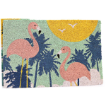 Les Tr&eacute;sors De Lily [A0014] &ndash; mitmev&auml;rviline &otilde;lgedest uksematt  South Beach  (Flamingo) - 60x40 cm NA mitmev&auml;rviline