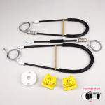 BWR524 Elektrilise akna t&otilde;stuki remondikomplekt Vasak v&otilde;i Parem VW Golf MK4 1J1 1997-2006 2/3 Uksega Luukp&auml;ra 1J3837461 1J3837462