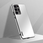 360 t&auml;isl&ouml;&ouml;gikindel TPU &uuml;mbris Samsung Galaxy S23 S22 S21 Ultra Plus 5G S22 S23 alumiiniumist metallist objektiivi armor t&auml;ieliku kaitsega mobiili kate for Samsung S21