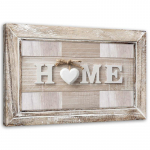 L&otilde;uendiprint Home Sweet Home Heart 60x40 beež