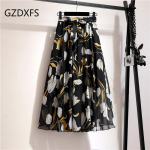 DX - uus Bohemian Chiffon poolpikk kleit kevadeks ja suveks Keskmise pikkusega k&otilde;rge v&ouml;&ouml;kohaga haldjas lilleline suur kiikseelik rannaseelik One size