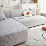 Nelja hooaja universaalmood, &uuml;hev&auml;rviline Lihtne kaasaegne diivanipadi, pehme mugav kiikuv sametine nisuterast diivanikate 2 Seat