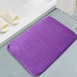 Vannimatt korallifliis Vannitoa vaip vettimav libisemiskindel m&auml;luvaht imav pestav vaip WC p&otilde;randamati tarvikud 40x60cm lilla
