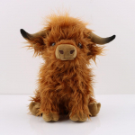 Kaisuline Highland Cow pl&uuml;&uuml;sis m&auml;nguasi &ndash; 28cm/11'' pehme t&auml;idisega nukk &ndash; ideaalne j&otilde;ulukink lastele ja f&auml;nnidele! 28cm/11'' pruun
