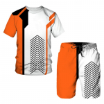 Suvised Quick Dry Spordidressid Mood Meeste T-s&auml;rk lahtine O-kaelusega l&uuml;hikeste varrukatega vabaaja l&uuml;hikesed p&uuml;ksid, 2-osaline riietus V&auml;lispordi komplektid M