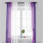 Gradient t&uuml;llkardinad elutuppa Magamistoa Organza Voile kardinad akende hoolduspaneelide jaoks kardinad 1 tk W132xL160cm 1pc