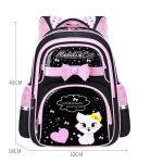 Uus Esmane PU Nahast Koolikott Moodne Armas T&uuml;drukutele Armsa Kassiga Ortopeediline Veekindel Seljakott 42*18*32CM white