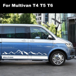 Volkswagen Multivan T4 T5 T6 jaoks 4tk/partii 210cm auto kere k&uuml;ljekaunistus Kleebised Kleebise kaunistus