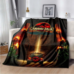Jurassic Park 3D prinditud kunsti fliisist tekk vooditele Matka piknikule Paks tekk Moodne voodikate fliisist tekk 180x230cm