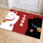 Fortune Cat p&otilde;randamatt Elutoa Vaibade sisustus K&ouml;&ouml;k Magamistoa Uksematt Jalapadi 40x60cm
