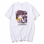 Anime Demon Slayer Kimetsu No Yaiba Harajuku T-s&auml;rk Kawaii Tsuyuri Kanawo Multikas tr&uuml;kitud vabaaja suve T-s&auml;rk Manga T-s&auml;rgid Unisex t&auml;navar&otilde;ivad XXXL