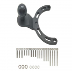 Mootorratta gaasipaagi kinnitus Reguleeritav GPS-telefoni kaamera kronsteini hoidik poltidega