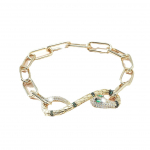 Isikup&auml;rastatud mood eksootilise mao avatud k&auml;ev&otilde;ru Vintage s&otilde;rmus pandlaga mao kujuga k&auml;ev&otilde;ru kullast tarvikute k&auml;ev&otilde;ru 17-20cm kuld