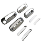 For Toyota Picnic Ipsum 1995-2001 ABS Chrome Door handle Protective Cover Door Grab Handle Outlet Bowls gray