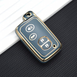 2/3/4 nupuga TPU autov&otilde;tme korpuse kate Toyota Camry Crown Majesta Highlander Land Cruiser Prado Kluger Mark X Subaru Foreste XV jaoks 2 button key cover valge