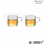 BORREY teekann Kuumuskindel klaasist teekannu tass filtriga lilledega teekann Oolong Puer veekeetja klaasist kohvi-teekann 1300 ml 120ML Teacup(2pcs)