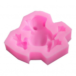 DIY k&uuml;psetusvorm &Scaron;okolaad K&auml;sit&ouml;&ouml; Konn Silikoonist Kook Puding Fondant Decor roosa