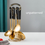 Skandinaavia kerge luksus k&ouml;&ouml;gin&otilde;ude komplekt Keedulabidas lusikas Seitsmeosaline komplekt Keraamiline k&auml;epide roostevabast terasest spaatliga supilusikas K&ouml;&ouml;gitarbed C