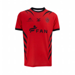 Meeste jalgpall Tai jalgpalliklubi AFC s&auml;rk Pol&uuml;ester tr&uuml;kk L&uuml;hike varrukas &Uuml;mar kael Kiiresti kuivav FBT Nonthaburi United S