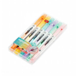 6 tk Kahe peaga n&auml;htava otsaga esilet&otilde;stjad pliiats Kahe otsaga markeeriv marker &otilde;pilaste kirjutamiseks m&otilde;eldud kirjatarbed kontoris koolis kasutamiseks