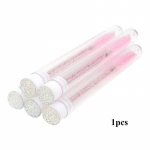 3tk ripsmete kulmuhari ripsmetu&scaron;&scaron; Wands Diamond Tube Crystal Handle ripsmeaplikaator+ valge