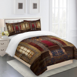 3D Retro Ramadan Lslamic Moslem Build Eid Mubarak Queen, 2 &uuml;heinimesevoodit t&auml;is voodipesu komplektid &Uuml;he kaheinimesevoodi tekikott 2 tk padjakate 135x200 cm