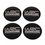 4 x Auto Styling Wheel Center Rummu korgid Embleemi m&auml;rgi kleebised must