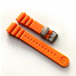 Silikoonist kellarihm SEIKO Water Ghost SPR009 pehme veekindel k&auml;ev&otilde;ru sukeldumisrihm, muldkella r&otilde;ngas, pannal 20 mm 22 mm Orange 20mm with logo