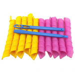10 tk Juuste lokirullid Magic Ringlet Hair Naiste spiraaljuuksed 55cmx2,5cm pikad rullid jaoks