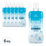 Vitahalo Daily New Mouth Wash Mild Zero, 800ml, 6 packs