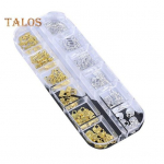 1 kastiga k&uuml;&uuml;nekunsti amulett 12 ruudustikuga Erinevad &otilde;&otilde;nsad metallist armastuse s&uuml;dameluku v&otilde;ti, naised t&uuml;drukud, meisterdage k&uuml;&uuml;nte kaunistamiseks tarvikud s&uuml;nnip&auml;evaks 1 Set