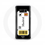 &Uuml;mbris Samsung Galaxy S8 lennupileti jaoks Madrid, Hispaania