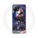 Korpus Xiaomi Mi 11 Lite Vormel 1 Pierre Gasly F1 Racing Driveri jaoks, punane sinine