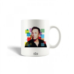 Mug en C&eacute;ramique Elon Musk Directeur G&eacute;n&eacute;ral de Tesla Motors Fan Art