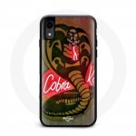 Coque pour Iphone XS Max Cobra Kai Logo Affiche S&eacute;rie