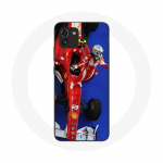 Coque Samsung Galaxy A03 Formule 1 Fernando Alonso Pilote automobile F1 Rouge