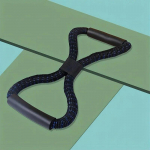 J&otilde;usaal, 8-s&otilde;naline elastne riba, vastupidavusb&auml;nd, sporditreening, lihastreening, kummist elastne riba, spordivarustus jooga pingutusk&ouml;is sinine