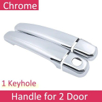 for Citroen C2 2003~2009 Chrome Exterior Door Handle Cover Car Accessories Stickers Trim Set of 2Door 2004 2005 2006 2007 2008 for 2 Door
