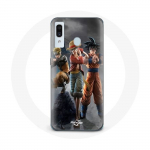 Coque pour Samsung Galaxy A20 Sangoku naruto Luffy one piece Dragon Ball z 3D Anime manga - Maniacase