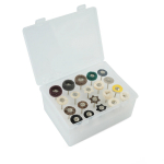 20 tk/komplekt TOMENTY Dental Lab HP poleerimiskomplekt 2,35 mm keraamika lihvimiseks portselanist madala kiirusega poleerimishari, nahkpuhur 20pcs