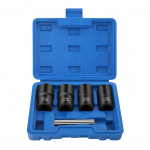 5 tk Rikutud Mutri Eemaldaja Mutri Eemaldaja Pesa Komplekt 12'' Eemalduspesa Komplekt Lihtsaks Eemaldamiseks Roostes 5 Pcs