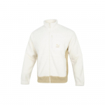 PUMA logo prindiga v&auml;rviplokkide stiilis k&otilde;rge kraega jakk Unisex jakk Valge 539914-93 L