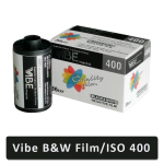 VIBE Max 800/VIBE Max 400 v&auml;rviline film VIBE 100/400 mustvalge 135 negatiivfilm 27EXP/rull 501F kaamera jaoks VIBE 400 B and W