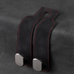 Seemisnahast topeltkonksud Universaalne autoistme seljatoe peatoe konkskott Pudel Mitmesugused esemed Hoiu riidepuu Auto S&otilde;iduki Korraldaja Hoidik Kinnitus Auto Interj&ouml;&ouml;ri Aksessuaarid Fur must