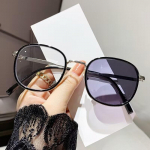 Metallist anti-sinised heledad prillid naistele, k&otilde;rgekvaliteedilised, mitmek&uuml;lgsed, k&otilde;rglahutusega, v&auml;rvi muutvad l&uuml;hin&auml;gelikkuse prillid Anti blue light