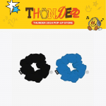 Ettetellige 2024 ATEEZ THUNDER POP-UP Scrunchie Black ver.