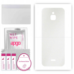 apgo kaitsev nahakleebis seljale, mis &uuml;hildub telefoniga Nokia 6300 4G, &uuml;mbriskile, foolium, vin&uuml;&uuml;l &ndash; muster, matt l&auml;bipaistev