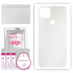 apgo Protective Skin Sticker for the back compatible with Google Pixel 5a 5G, Wrap Film, Foil, Vinyl - Pattern Matte Transparent